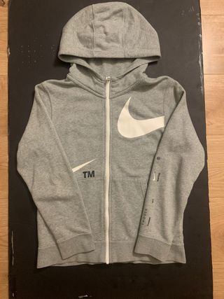 Conjunto Chándal Nike Gris con Logo Blanco
