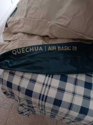 Colchon inflable Quechua Air Basic 70 con su bomba