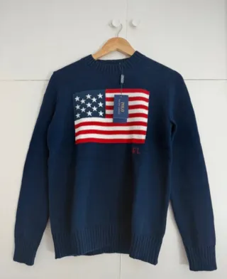 Polo Ralph Lauren Jersey Bandera USA Azul