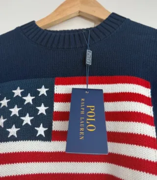 Polo Ralph Lauren Jersey Bandera USA Azul
