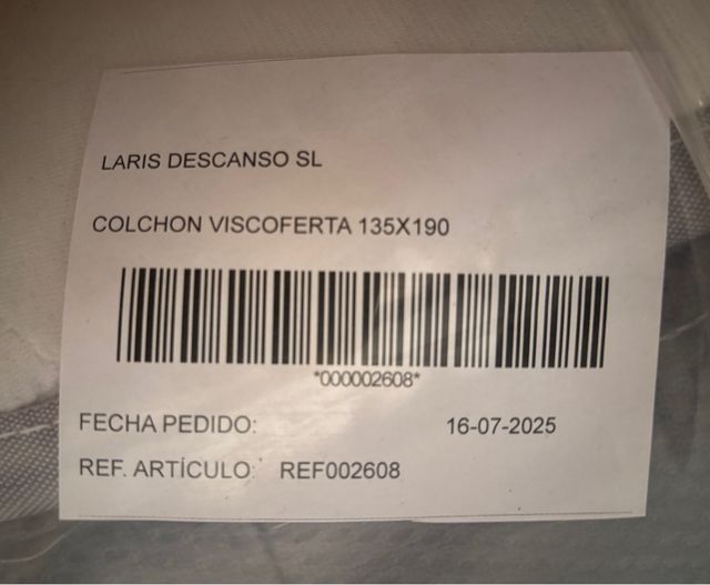 Colchones 150x190 y 135x190