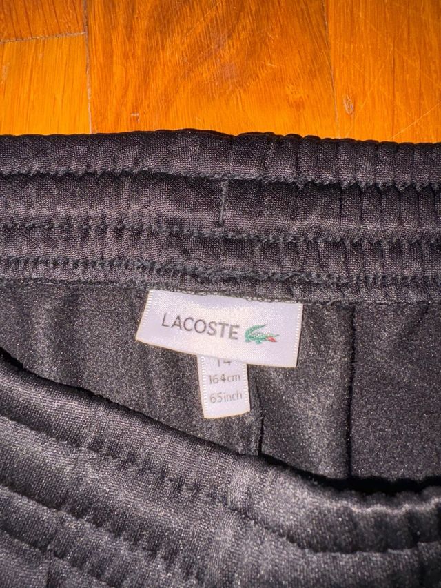Pantalón deportivo Lacoste negro
