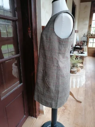 Vestido cuadros talla L/44