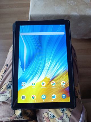 Tablet Android Negra con Teclado y Ratón