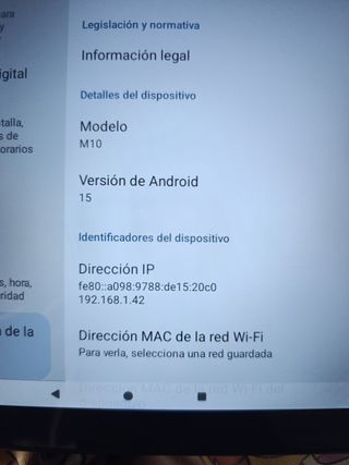 Tablet Android Negra con Teclado y Ratón