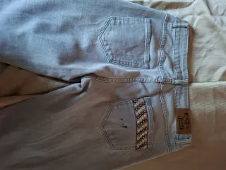 Pantalón Desigual Gris Talla 26