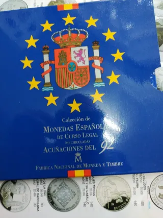 Estuche Monedas Españolas 1992