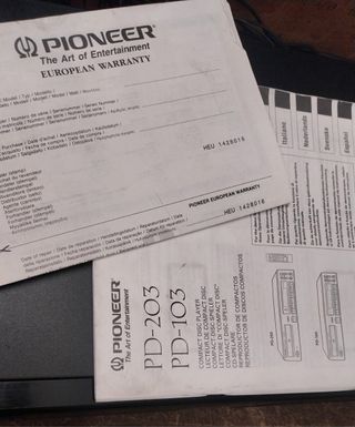 Lettore CD Pioneer PD 203