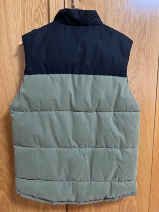 Chaleco H&M Negro y Verde Oliva