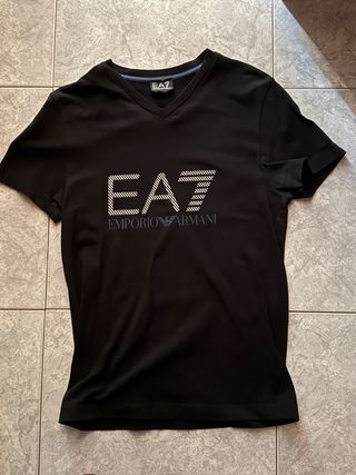 EA7 Emporio Armani Maglia Nera V-Neck
