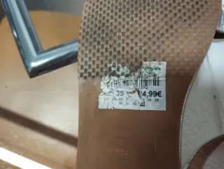 Sandalias piel niña talla 39 El Corte inglés Kids 