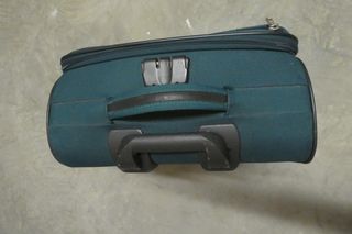 Maleta de viaje Samsonite verde mano