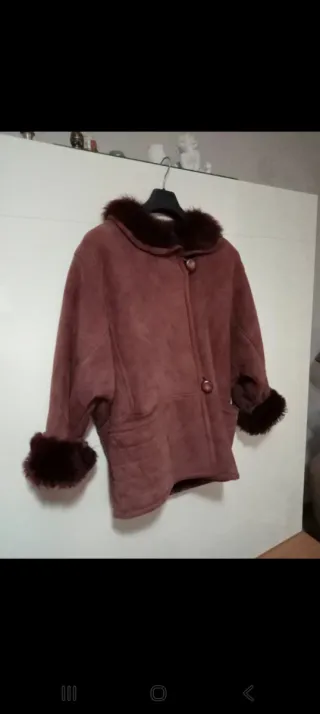 Giacca in montone con pelo