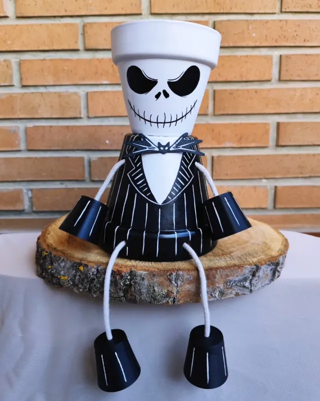 Maceta Jack Skellington Pesadilla Navidad Hallowee