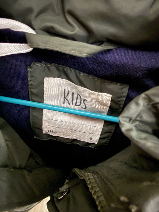 Chaqueta niño El Corte Inglés verde talla 6 años