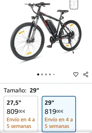 Bicicleta Eléctrica Eleglide 29 Talla M/L