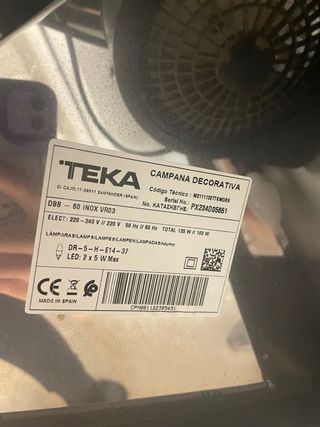 Extractor Teka Cocina