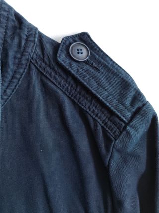 Chaqueta militar azul mujer.Vintage.
