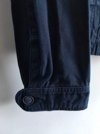 Chaqueta militar azul mujer.Vintage.