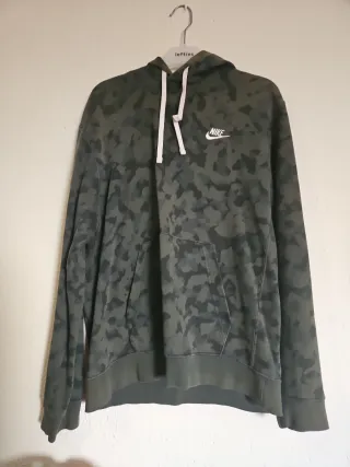 Sudadera Nike Camuflaje Verde Hombre