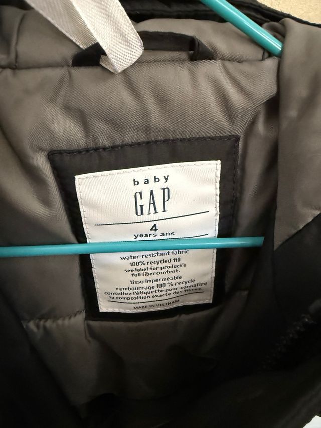 Chaqueta Gap niño T4 negra