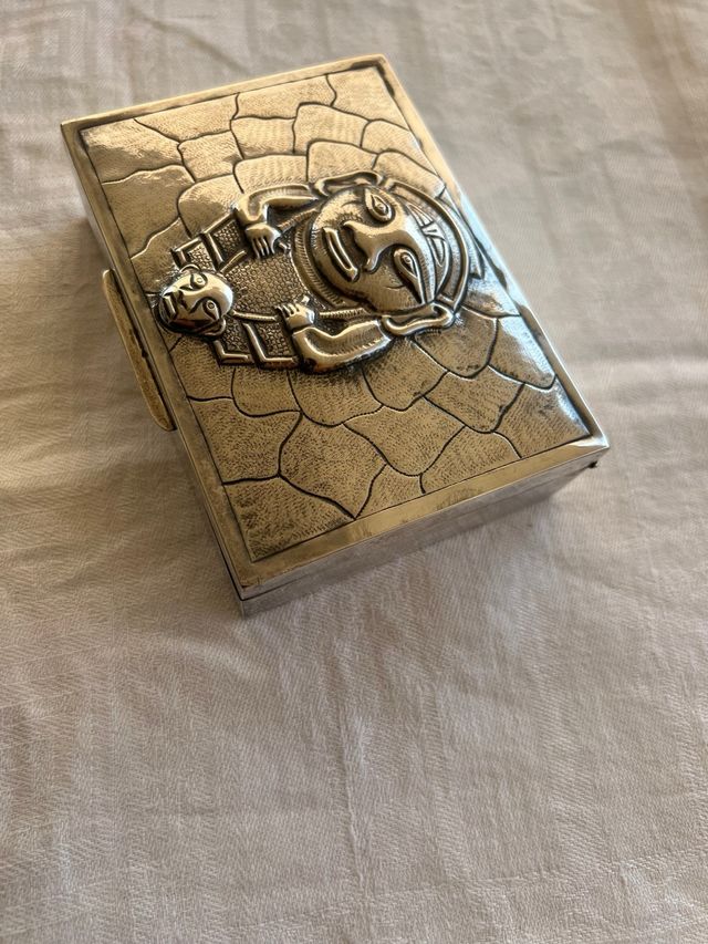 Caja Diseño Inca Plateada