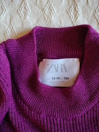 Vestito Zara Lurex 13-14 anni