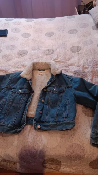 Cazadora vaquera mujer forrada