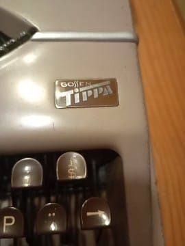 Máquina de escribir Gossen Tippa