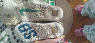 Tenis Nike Beige y Azul