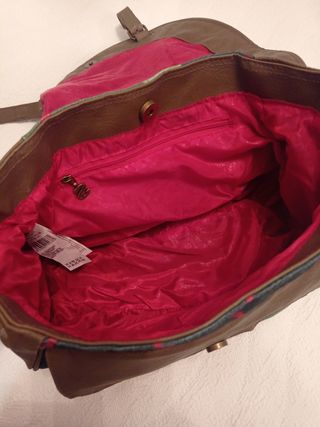 Bolso Desigual Marrón Multicolor