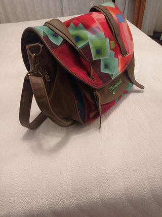 Bolso Desigual Marrón Multicolor