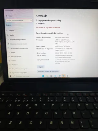 Lenovo G585 Ordenador Portátil