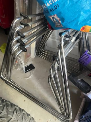 6 sedie Bernhard in pelle