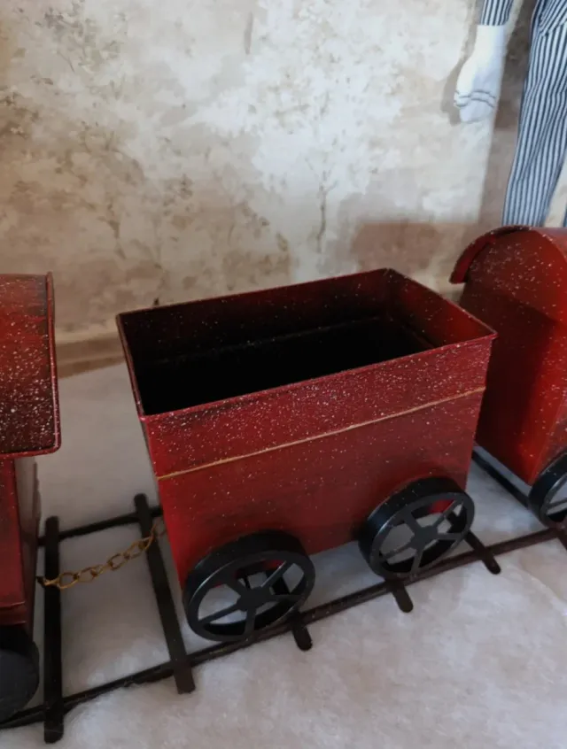 Tren Navideño Metal (2 Modelos)