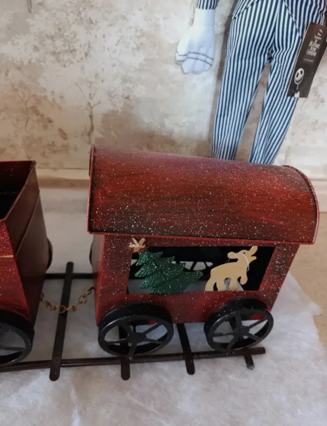 Tren Navideño Metal (2 Modelos)