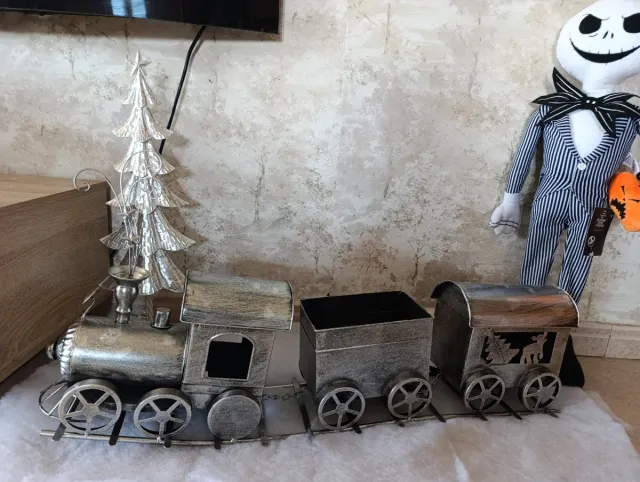 Tren Navideño Metal (2 Modelos)