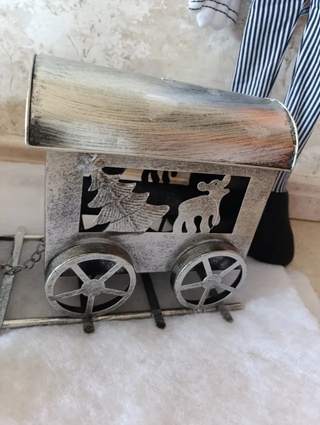 Tren Navideño Metal (2 Modelos)