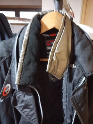 Chaqueta de moto SPIDI negra