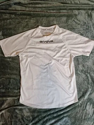 Maglietta Givova bianca allenamento/quotidiano