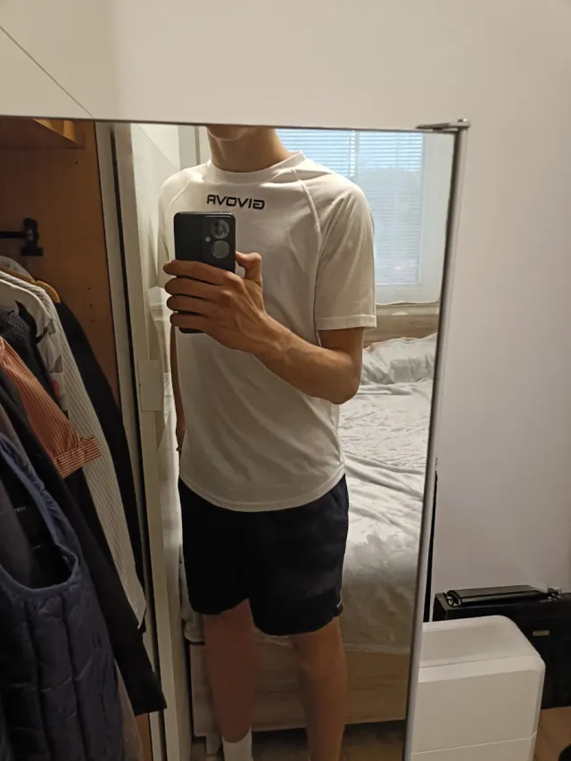 Maglietta Givova bianca allenamento/quotidiano