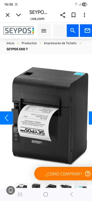 Impresora de tickets Seypos EKO 7