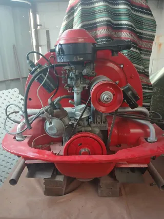 Motor VW Escarabajo Rojo