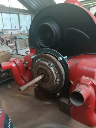 Motor VW Escarabajo Rojo