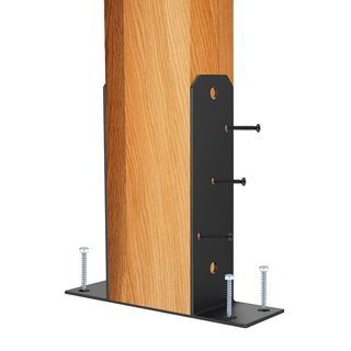 Supporto Palo U Fissaggio Pali Legno Staffa HB008