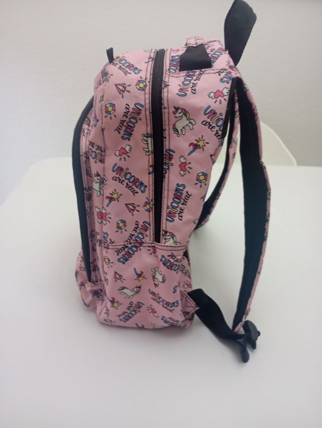 Mochila Black Fits Unicornios Rosa