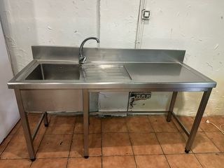 Fregadero industrial acero inoxidable