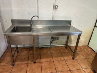 Fregadero industrial acero inoxidable