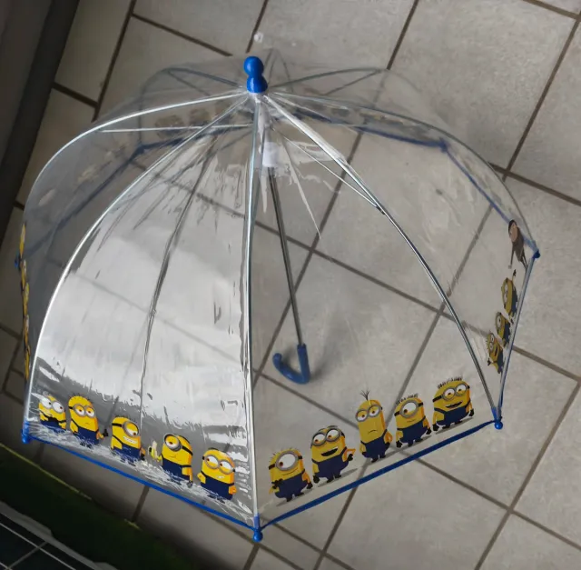 Paraguas transparente Minions
