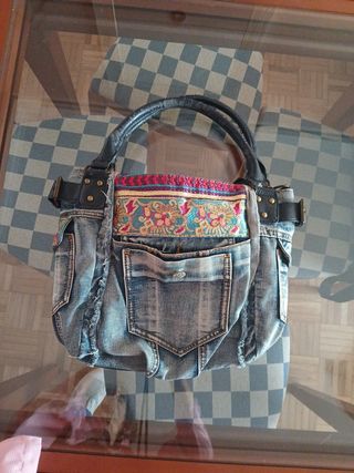 Bolso vaquero Desigual multicolor